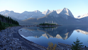Upper Kananaskis Lake early morning