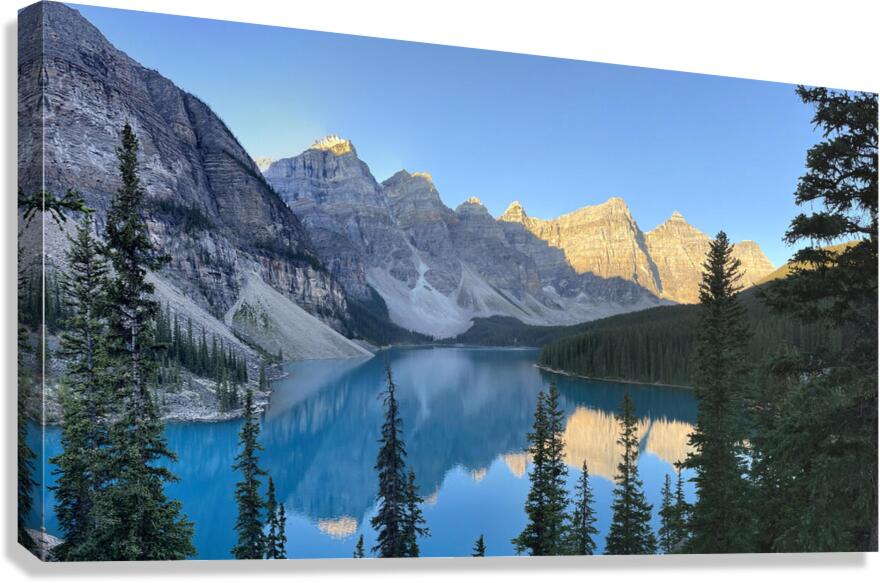 Morain Lake Morning Canvas Print