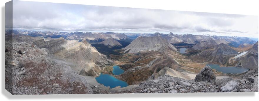Panorama of Skoki Canvas Print