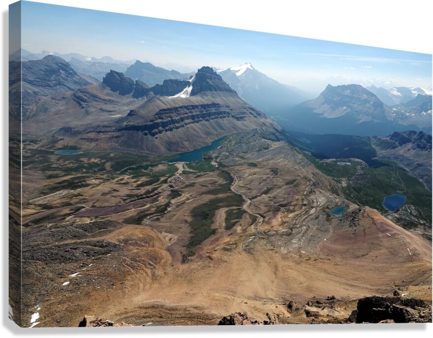 South-East view from Cirque Peak Canvas Print