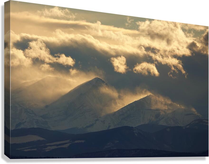 Veil Over the Front Range Canvas Print