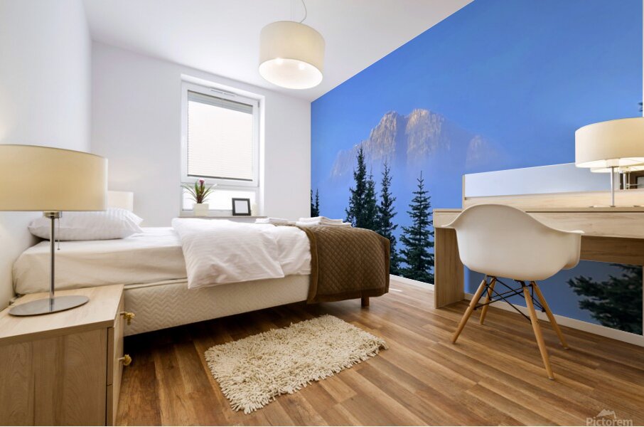 The Floating Ridge Mural print