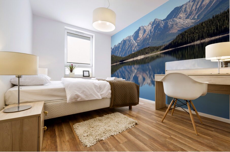 Upper Kananaskis Lake reflection 1 Mural print
