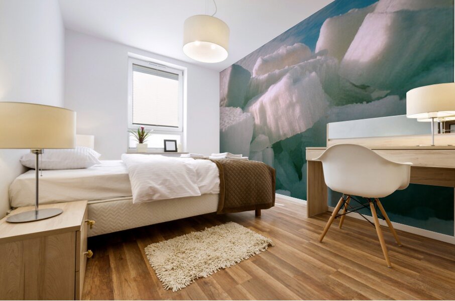 Ice Pressure Ridges Gulf of Riga Mural print