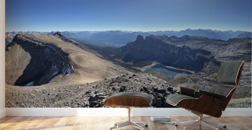 Helena Ridge & Castle Mountain panorama Wall Murals