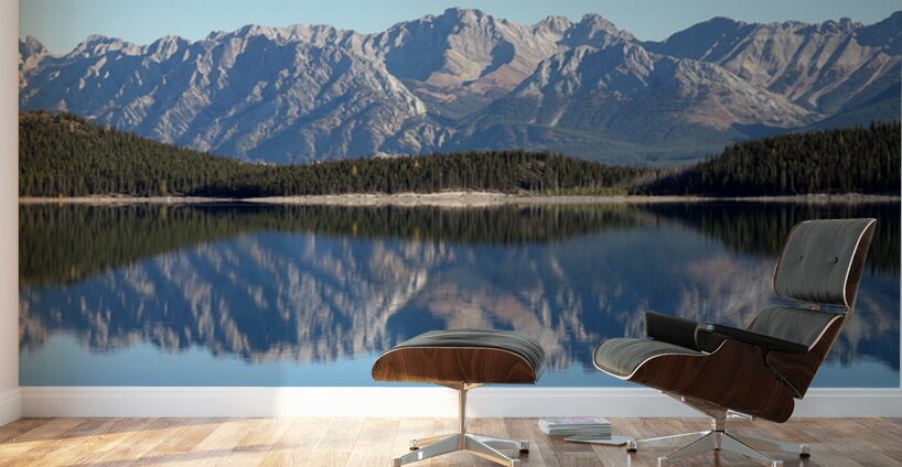 Upper Kananaskis Lake reflection 1 Wall Murals