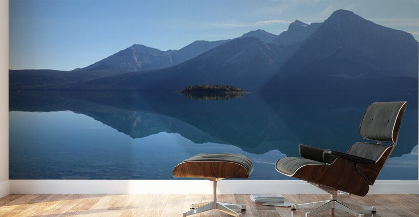 Upper Kananaskis lake reflection 2 Wall Murals