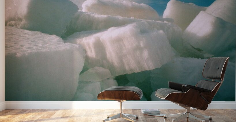 Ice Pressure Ridges Gulf of Riga Wall Murals