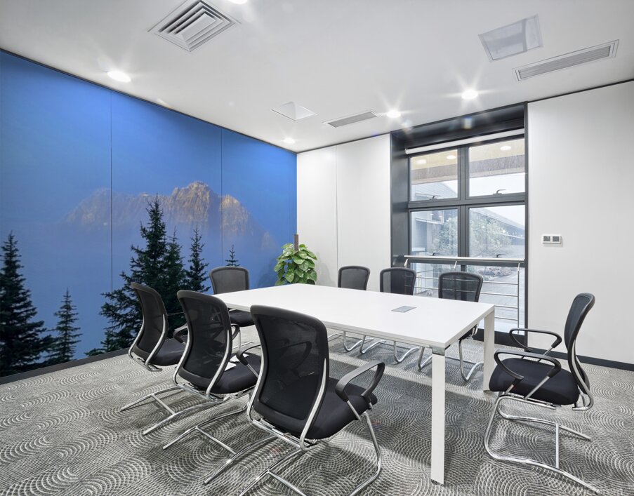 The Floating Ridge Wall Printing