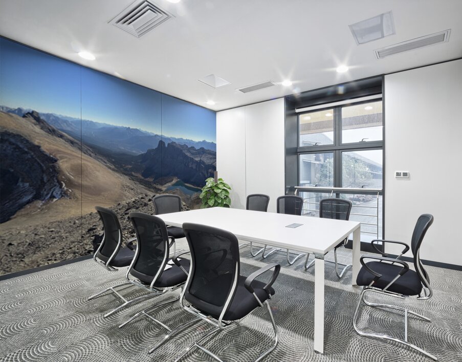 Helena Ridge & Castle Mountain panorama Wall Printing