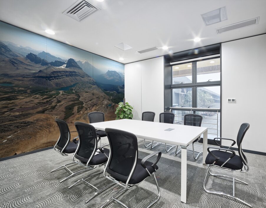 South-East view from Cirque Peak Wall Printing