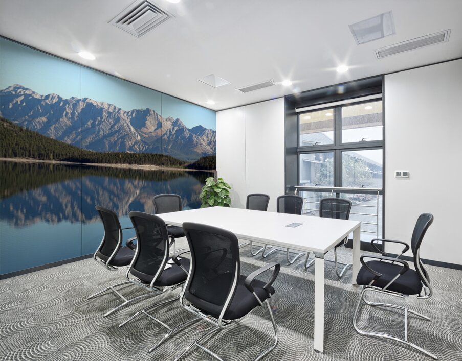 Upper Kananaskis Lake reflection 1 Wall Printing