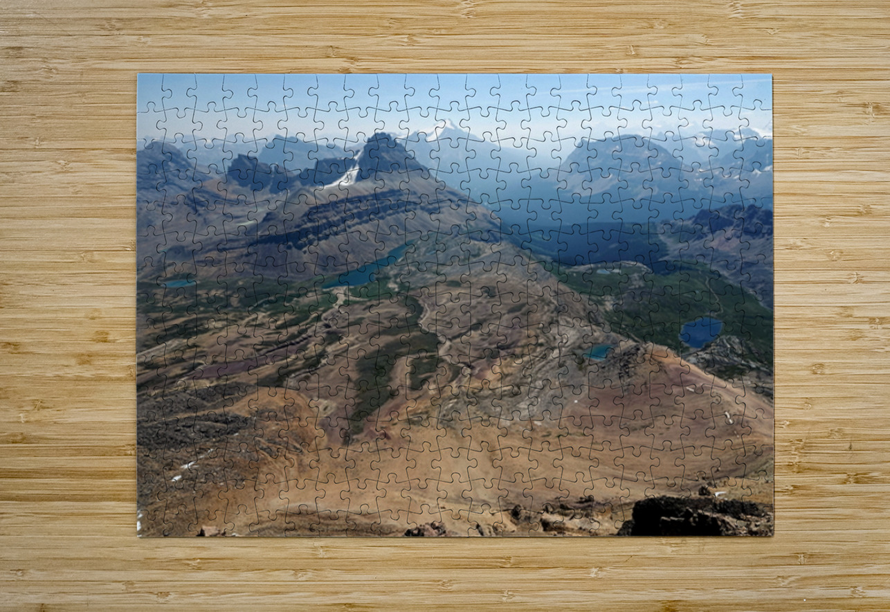 South-East view from Cirque Peak Danilov Alpine Works Puzzle printing
