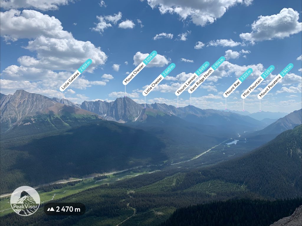 Peaks to the South-East of Tent Ridge